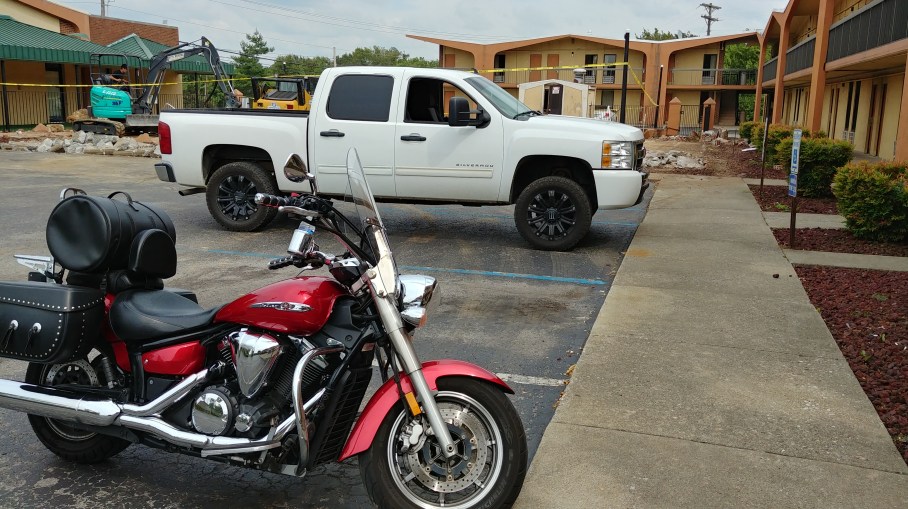 Bob at Lexington motel Day 1